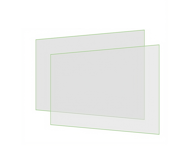 Infrared touch screen glass