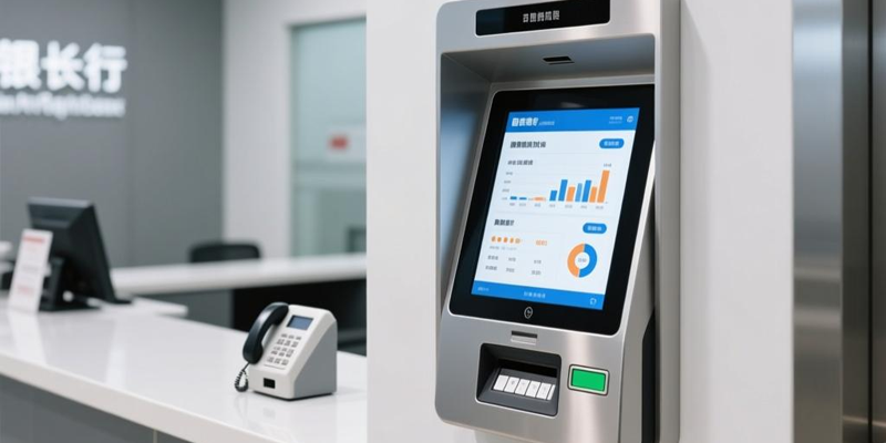 Financial industry touch screen