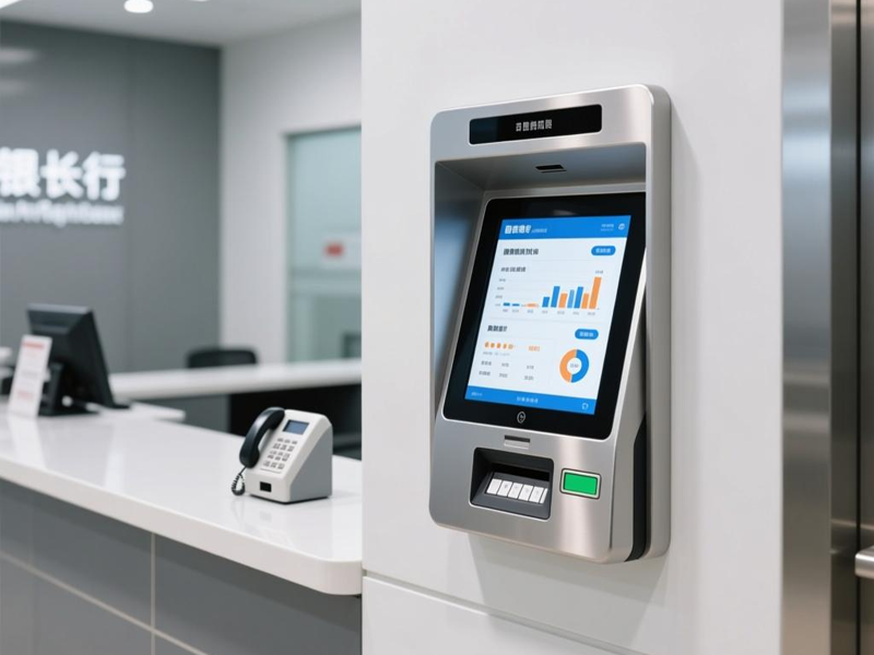 Financial industry touch screen